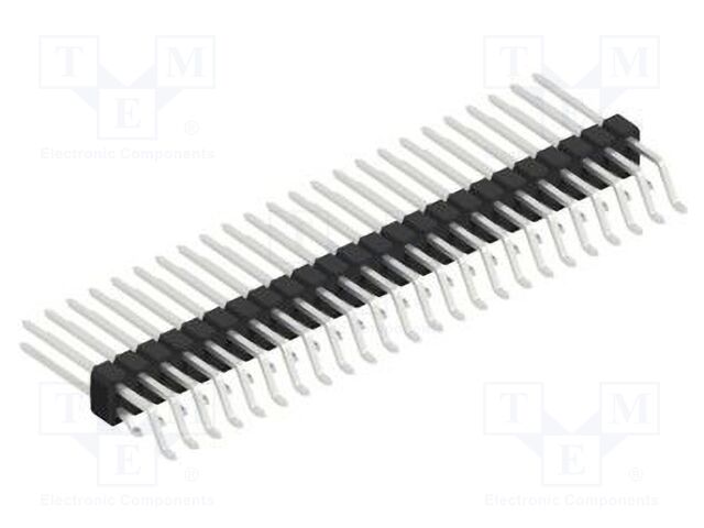 Connector: pin strips; pin header; male; PIN: 48; 2.54mm; SMT; 2x24
