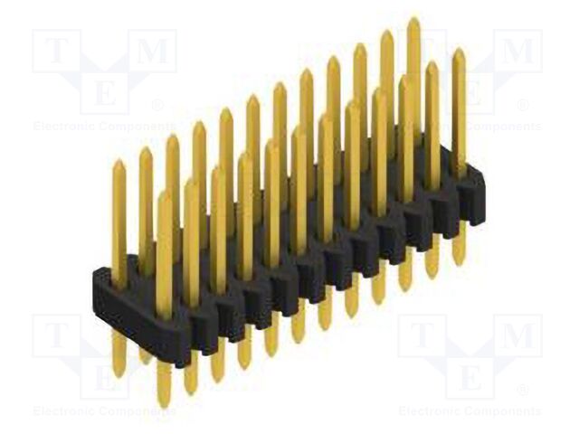 Connector: pin strips; pin header; male; PIN: 24; 1.27mm; THT; 2x12