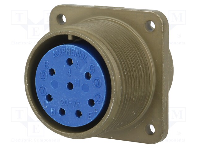 Connector: circular; Series: 97; socket; female; PIN: 8; soldering