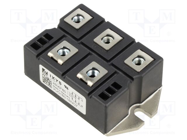 Three-phase bridge rectifier; Urmax: 1.6kV; If: 175A; Ifsm: 1.8kA