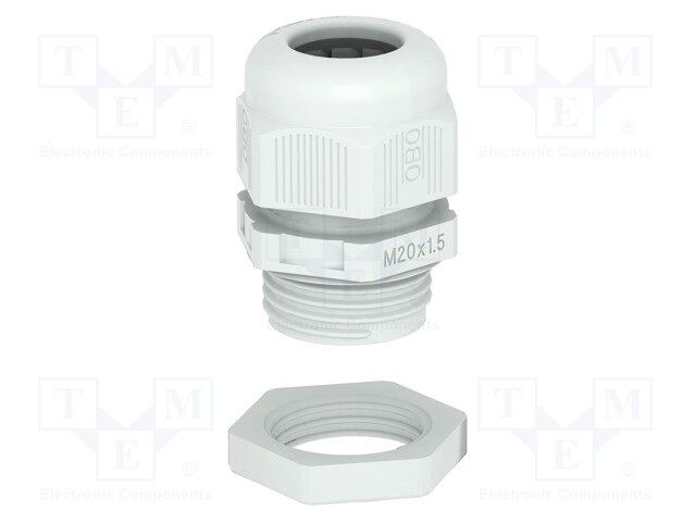 Cable gland; with metric thread; M50; IP68; Mat: polyamide