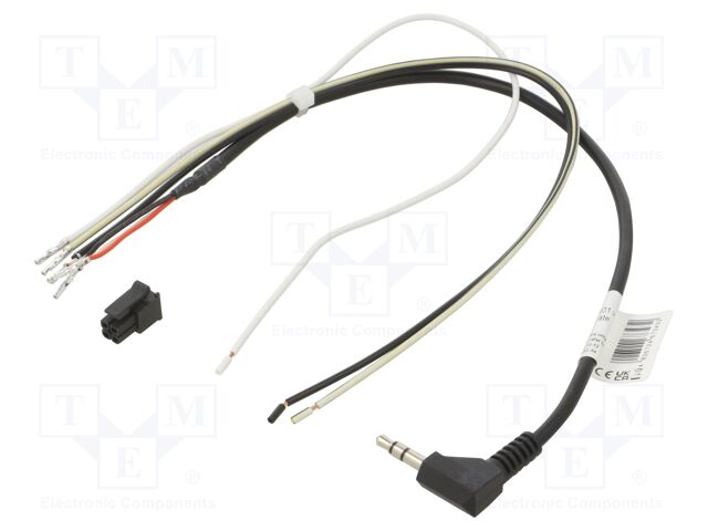 Universal cable for radio; 4pin,Jack 3,5mm,with leads