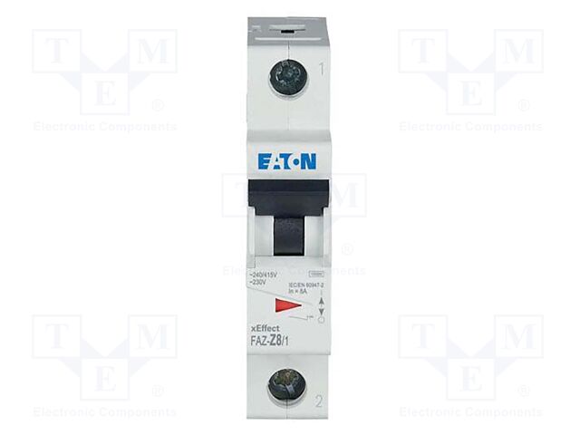 Circuit breaker; 230/400VAC; Inom: 8A; Poles: 1; DIN; Charact: Z