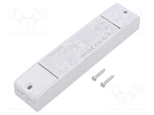 Power supply: switching; LED; 15W; 9÷42VDC; 100÷400mA; 198÷264VAC