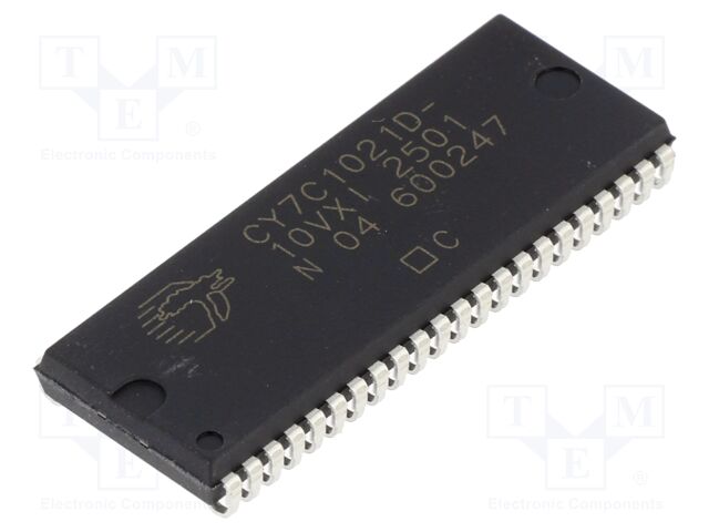 SRAM memory; 64kx16bit; 4.5÷5.5V; 10ns; SOJ44; parallel; 400mils