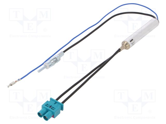 Cable; DIN plug,Fakra double plug; straight; Car model: 2002->