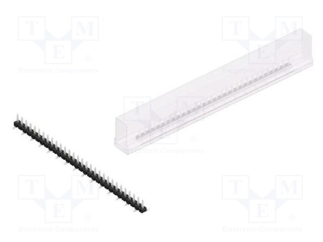Connector: pin strips; pin header; male; PIN: 30; 2.54mm; SMT; 1x30