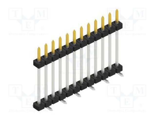 Connector: pin strips; pin header; male; PIN: 12; 2mm; SMT; 1x12