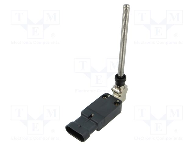 Limit switch; spring, total length 121,8mm; NO + NC; 10A; IP67