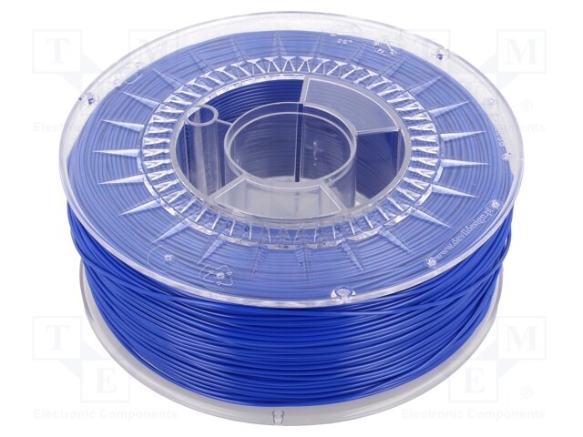 Filament: ABS+; 1.75mm; blue; Printing temp: 230÷240°C; 1kg