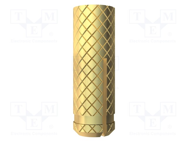 Brass; Protective element: expansion pin; Int.thread: M6