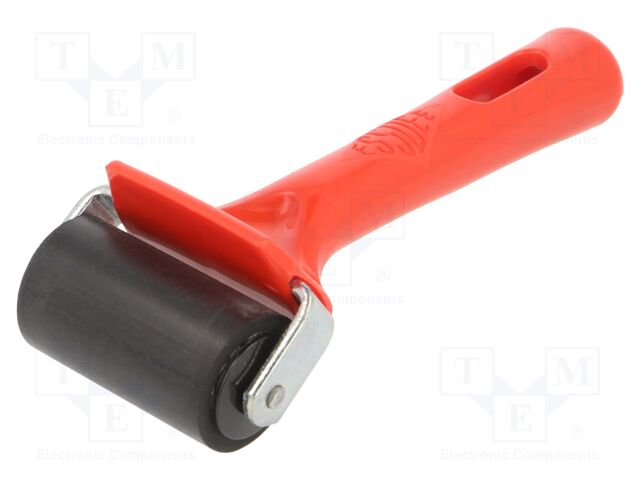 Tool: pressure roller; W: 50mm; soft; rubber; Ø: 36mm