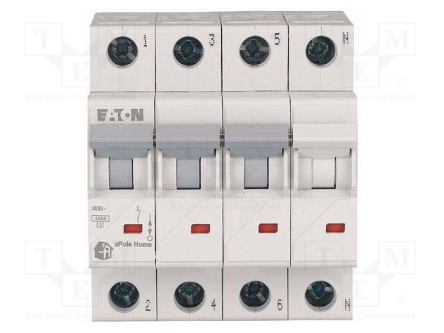 Circuit breaker; 230/400VAC; Inom: 63A; Poles: 3+N; DIN; Charact: B