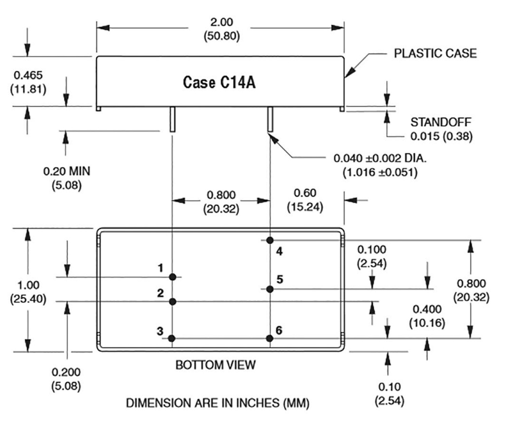 Converter: DC/DC; 17W; Uin: 18÷36V; Uout: 5VDC; Uout2: -5VDC; DIP