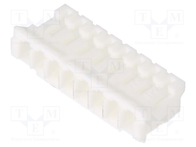Plug; wire-board; female; 140; 2mm; PIN: 8; w/o contacts; for cable