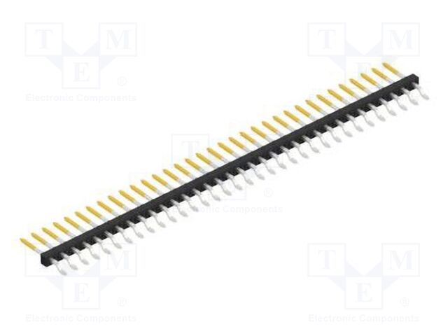 Connector: pin strips; pin header; male; PIN: 34; 2mm; SMT; 1x34