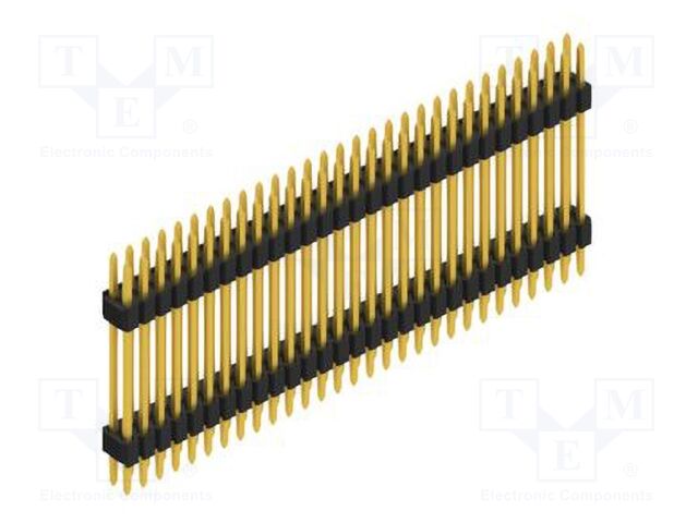 Connector: pin strips; pin header; male; PIN: 58; 1.27mm; THT; 2x29