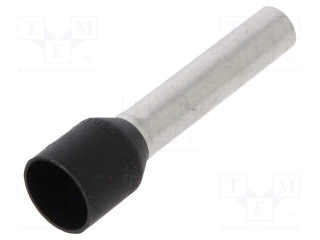 Tip: bootlace ferrule; insulated; 6mm2; 18mm; tinned; crimped