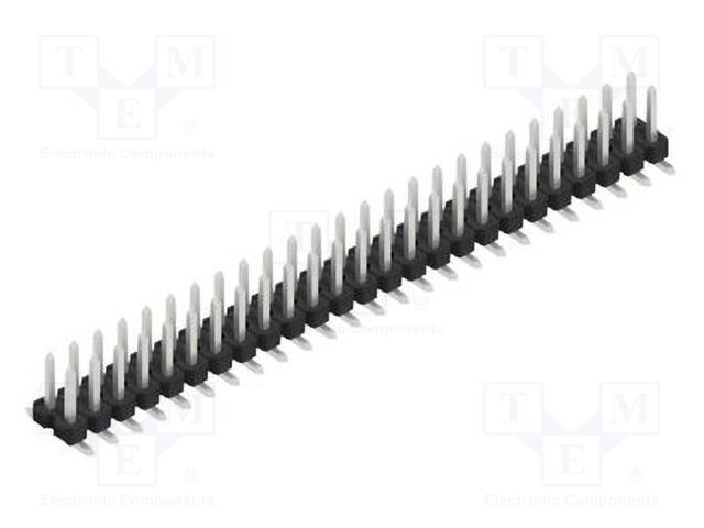 Connector: pin strips; pin header; male; PIN: 50; 2.54mm; SMT; 2x25