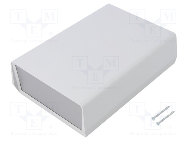 Enclosure: with panel; PCB is fastened in guides; EURO 93; ABS