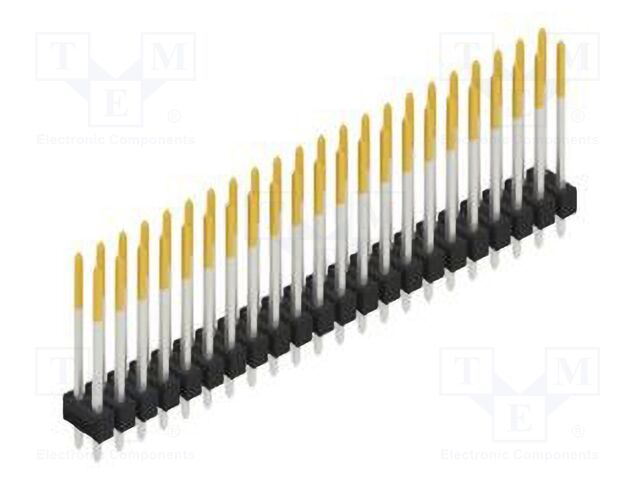 Connector: pin strips; pin header; male; PIN: 44; 2.54mm; THT; 2x22