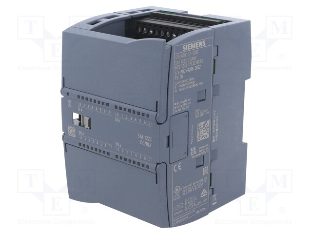 Module: extension; 24VDC; OUT: 16; IN: 16; Series: S7-1200; IP20