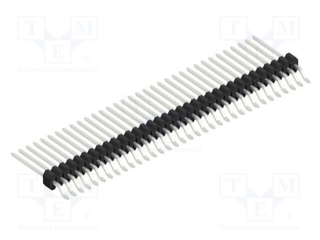 Connector: pin strips; pin header; male; PIN: 34; 1.27mm; SMT; 1x34