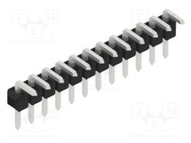 Connector: pin strips; pin header; male; PIN: 12; 2.54mm; THT; 1x12