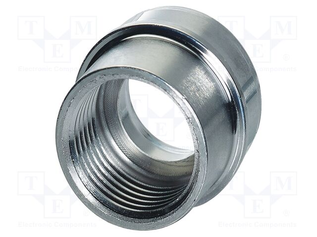 Enclosure for connectors: M12; nickel plated; Gasket: FKM