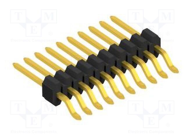 Connector: pin strips; pin header; male; PIN: 10; 1.27mm; SMT; 1x10
