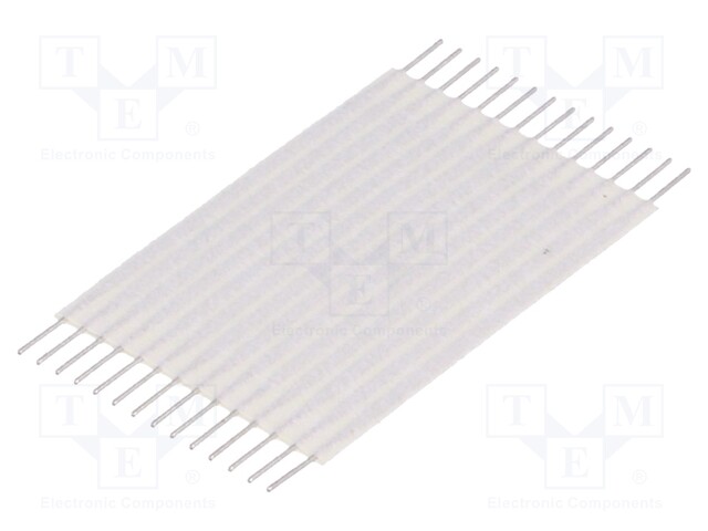 Connector: jumper cable; Cable ph: 1.27mm; L: 25.4mm; straight