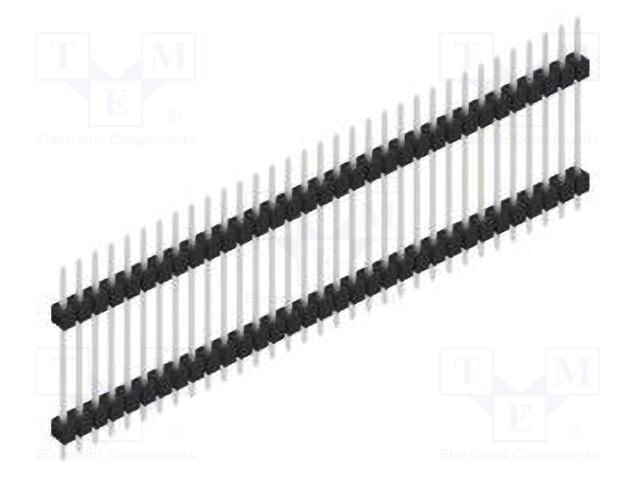 Connector: pin strips; pin header; male; PIN: 33; 2.54mm; THT; 1x33