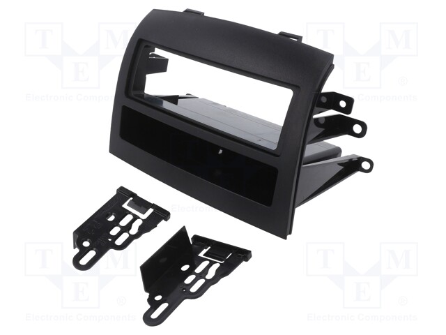 Radio mounting frame; Toyota; 1 DIN; black