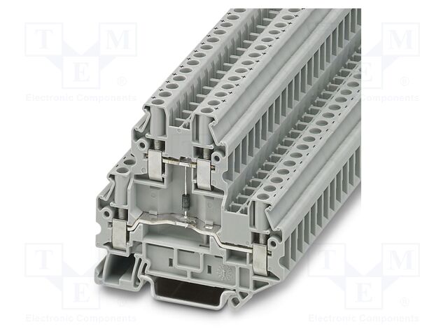 Splice terminal: rail; PA; terminals: 4; W: 6.2mm; H: 69.9mm