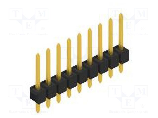 Connector: pin strips; pin header; male; PIN: 9; 2.54mm; THT; 1x9