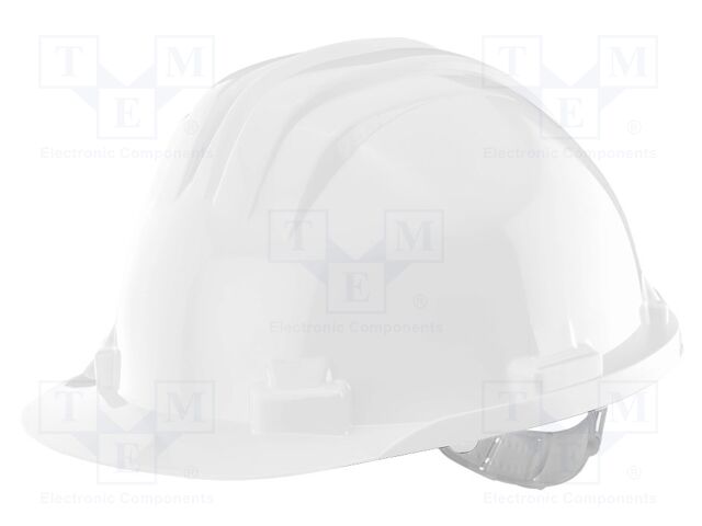 Protective helmet; Protection class: 0; white; 1kV