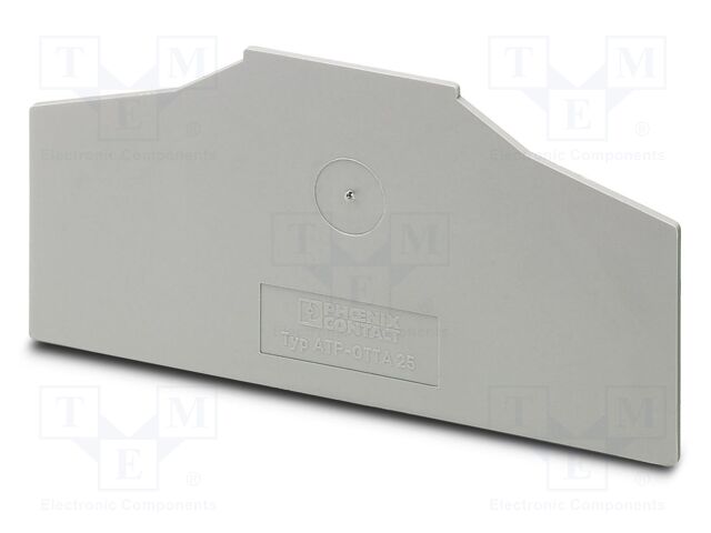 Separating plate; L: 52.6mm; W: 2mm; H: 109.2mm; Body: grey