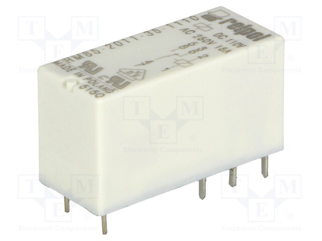 Relay: electromagnetic; SPDT; Ucoil: 110VDC; 16A/250VAC; 16A/24VDC