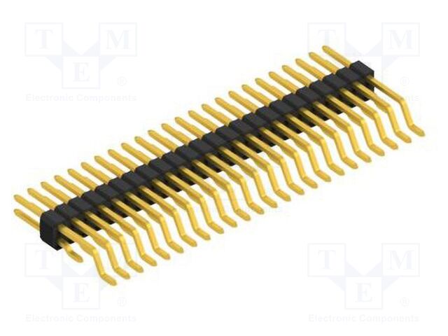 Connector: pin strips; pin header; male; PIN: 48; 1.27mm; SMT; 2x24