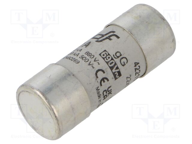 Fuse: fuse; gG; 50A; 690VAC; 440VDC; 22x58mm
