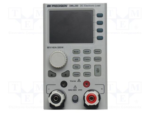 Electronic load; 0÷80V; 0÷40A; 200W; DML; 85x142x550mm; Ch: 1