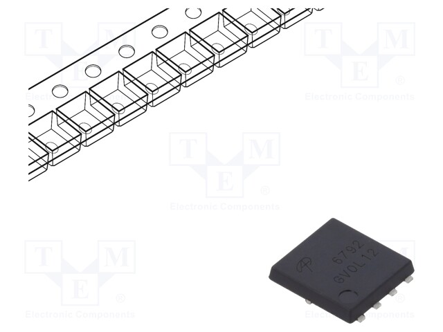 Transistor: N-MOSFET; unipolar; 30V; 76A; 19W; DFN5x6