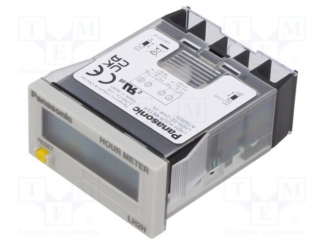 Counter: electronical; LCD; working time; Body dim: 24x48x59.4mm