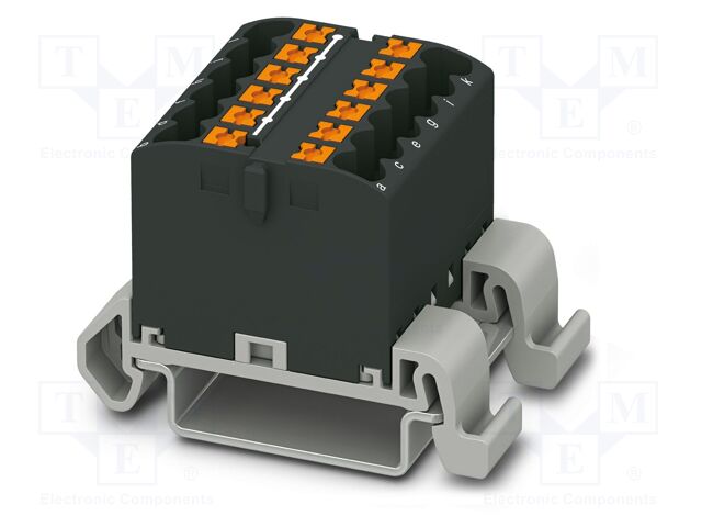 Splice terminal: rail; 24A; 690V; push-in; PA; 0.14÷4mm2; W: 31.5mm