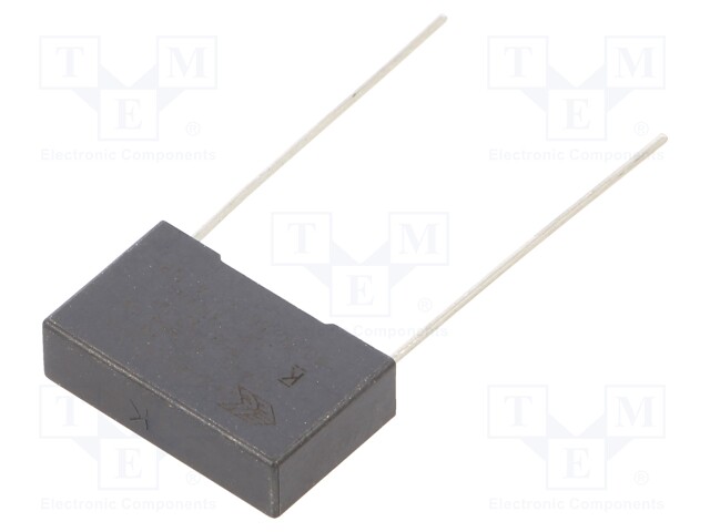 Capacitor: polypropylene; X2; 100nF; 15mm; ±10%; 18x11x5mm; 400V/μs