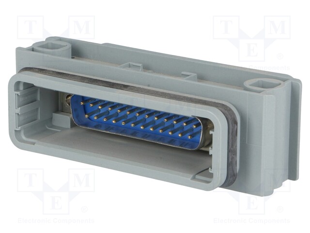 Transition: D-Sub coupler; PIN: 25; Variosub; Locking: latch; IP67