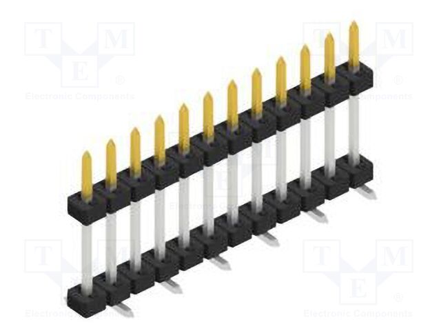 Connector: pin strips; pin header; male; PIN: 12; 2mm; SMT; 1x12