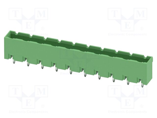 PCB headers, nominal cross section: 2.5 mm?, color: green, n