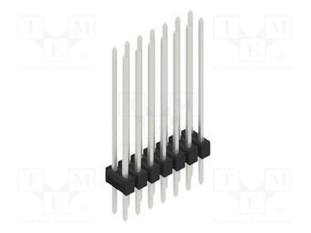Connector: pin strips; pin header; male; PIN: 14; 2.54mm; THT; 2x7