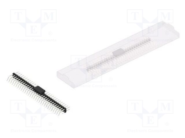 Connector: pin strips; pin header; male; PIN: 60; 2mm; SMT; 2x30